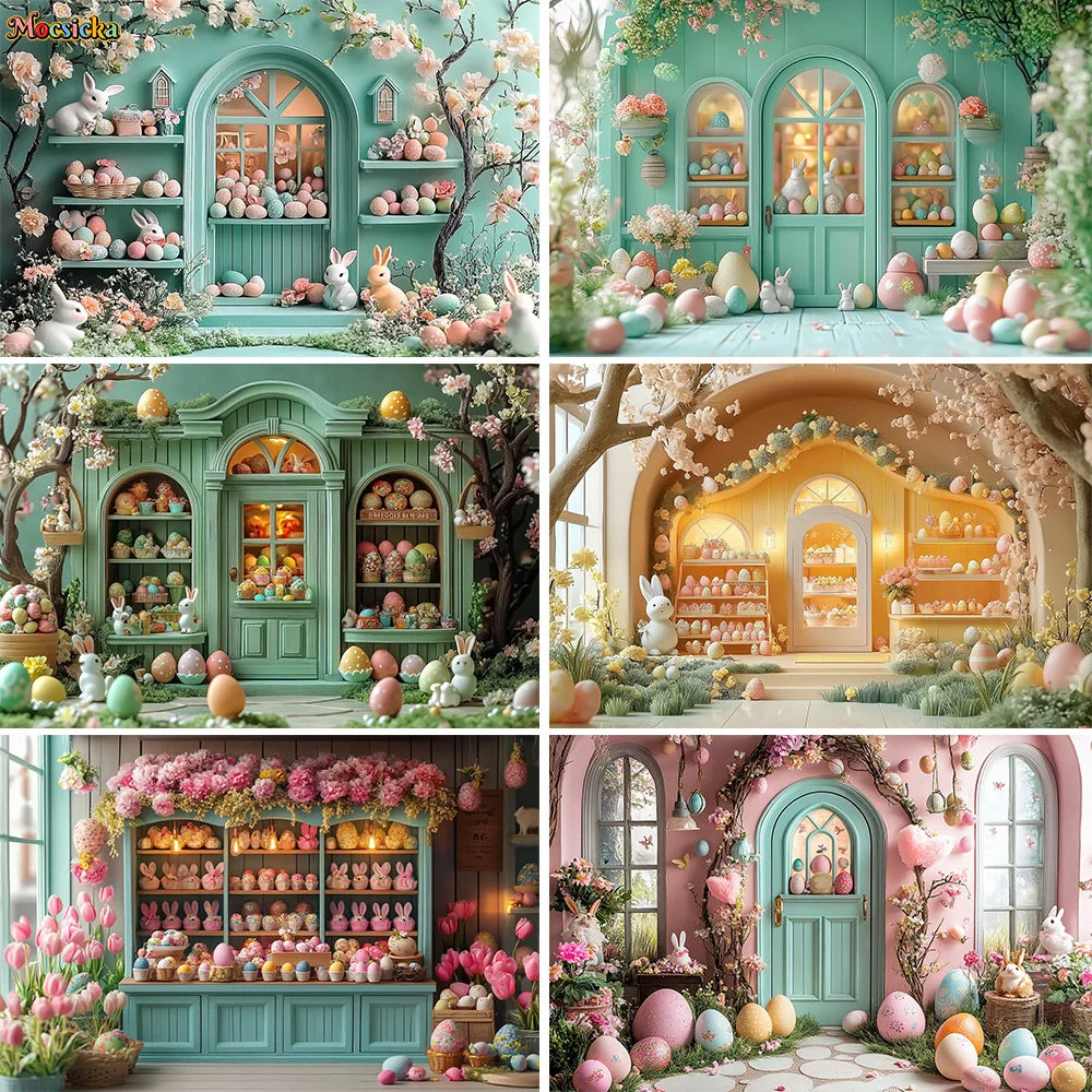 Easter Egg Shop Background