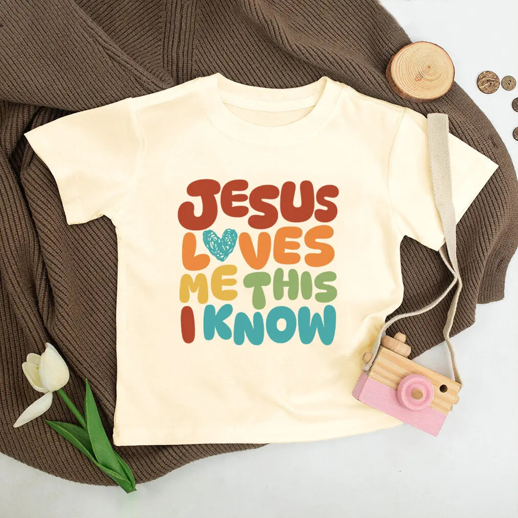 "Jesus Loves Me" Retro Baby/ Kids Shirt