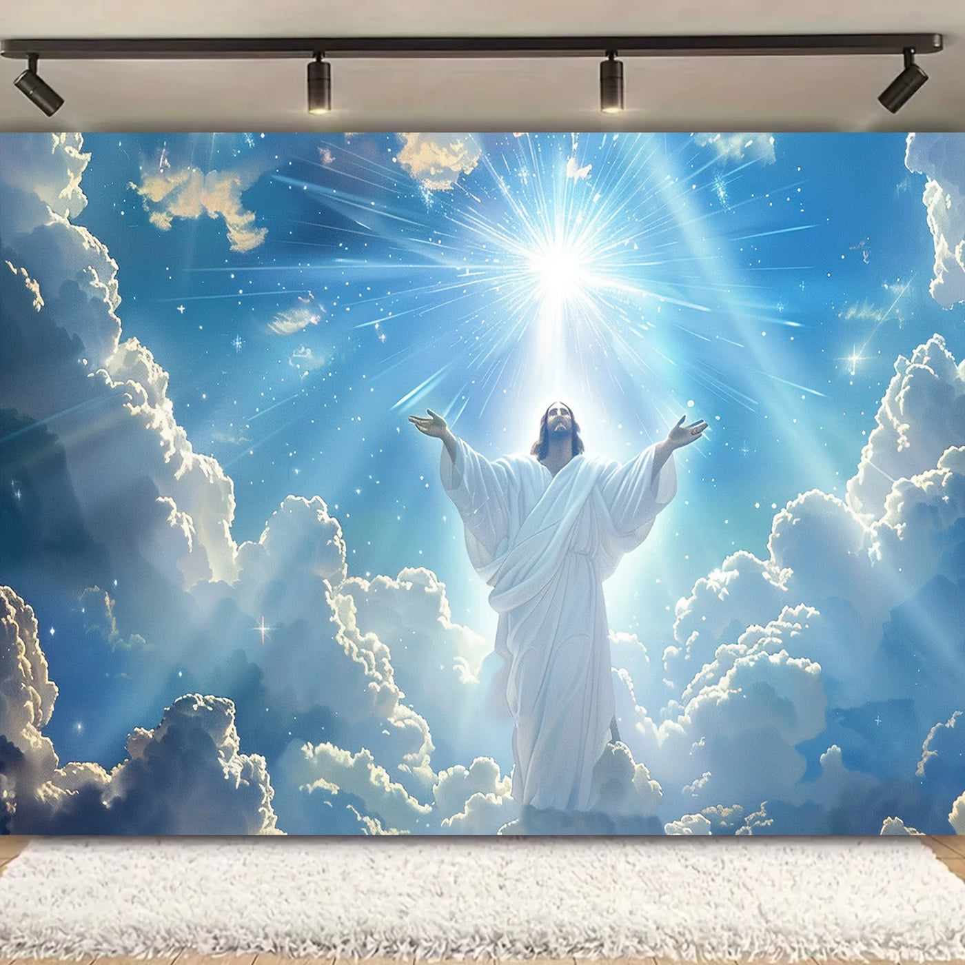 Jesus Christ Ascending in Heaven