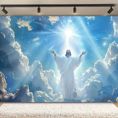 Jesus Christ Ascending in Heaven