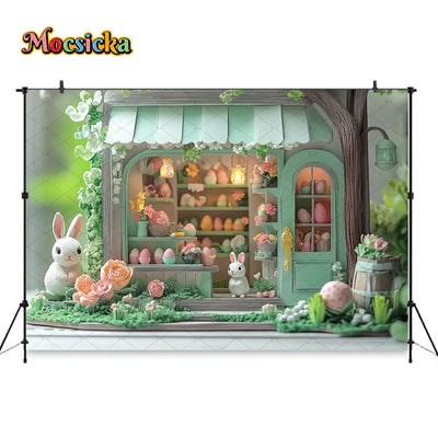 Easter Egg Shop Background