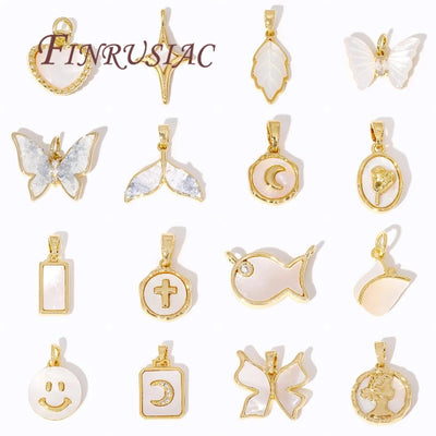 18K Gold/Silver Jesus Cross Pendants For Necklace
