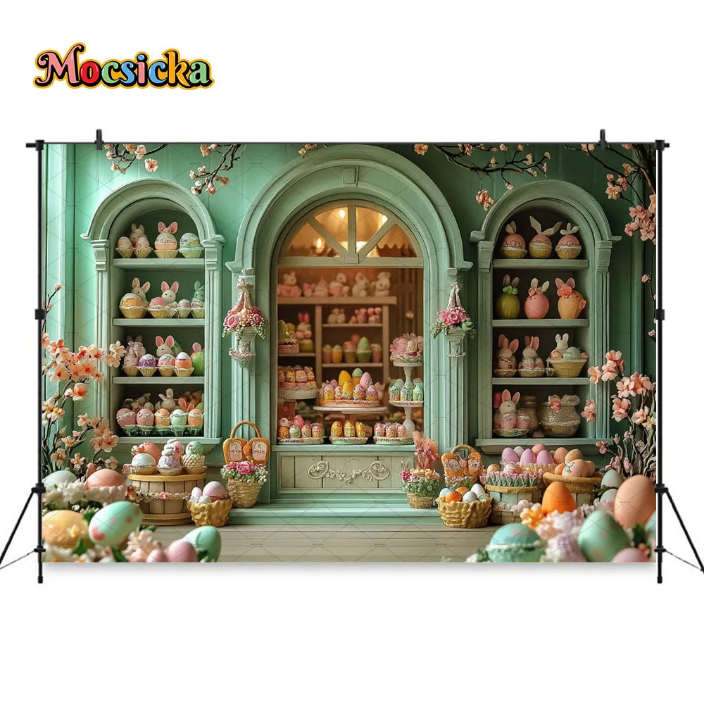 Easter Egg Shop Background