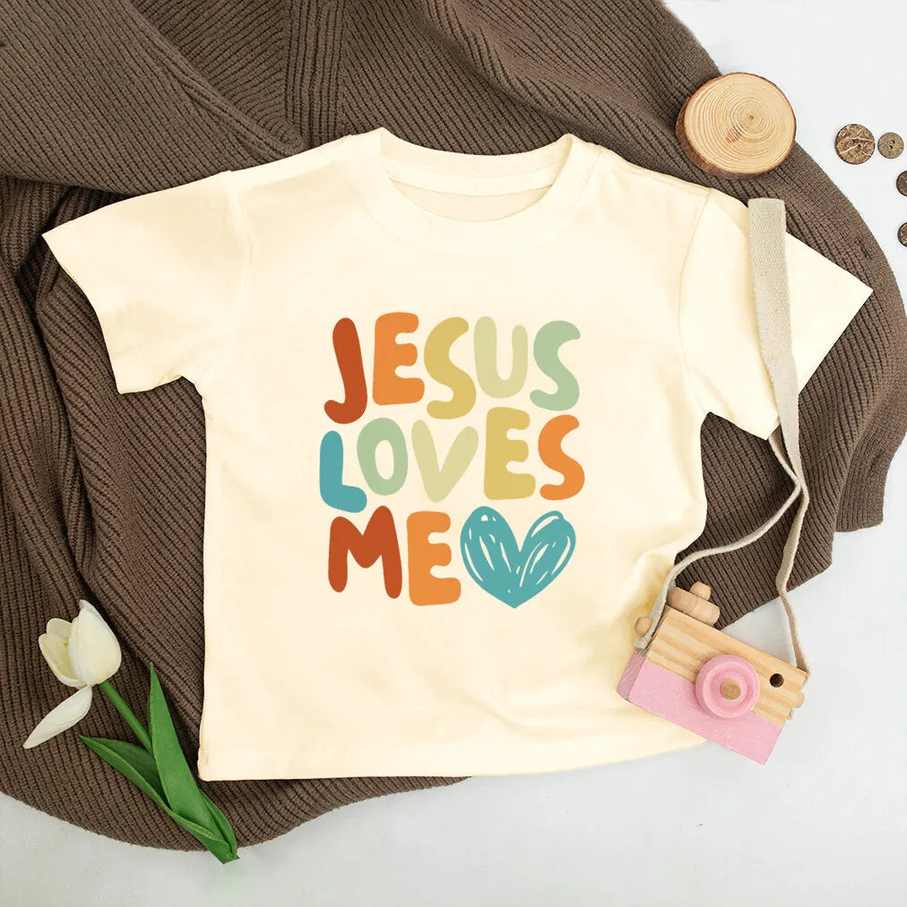 "Jesus Loves Me" Retro Baby/ Kids Shirt