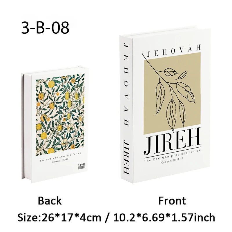 Jehovah Cross Bible Luxury Book Storage Box Home Decor Interior