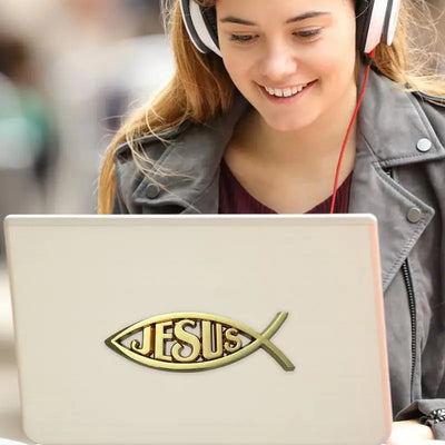 "Jesus Fish" Car Emblem