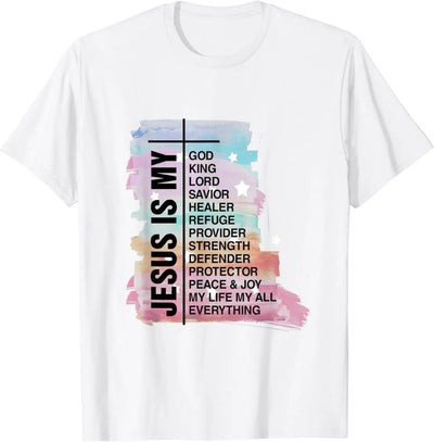 "Jesus Is King" Design T-Shirt Street