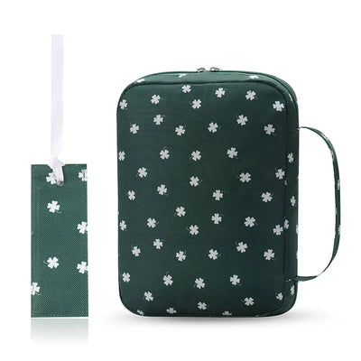 Bible Cover Case, Stylish Functional Portable Bible Carrying Case Pockets Zipper