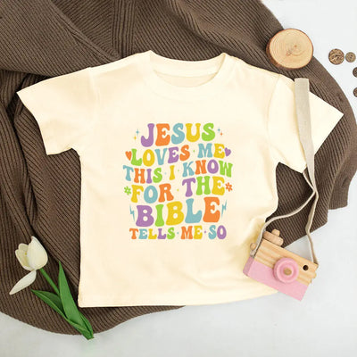 "Jesus Loves Me" Retro Baby/ Kids Shirt