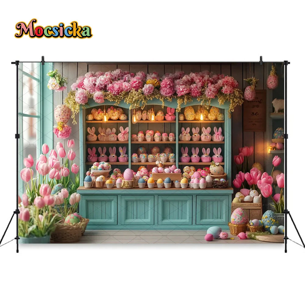 Easter Egg Shop Background