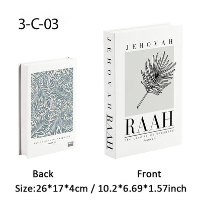 Jehovah Cross Bible Luxury Book Storage Box Home Decor Interior