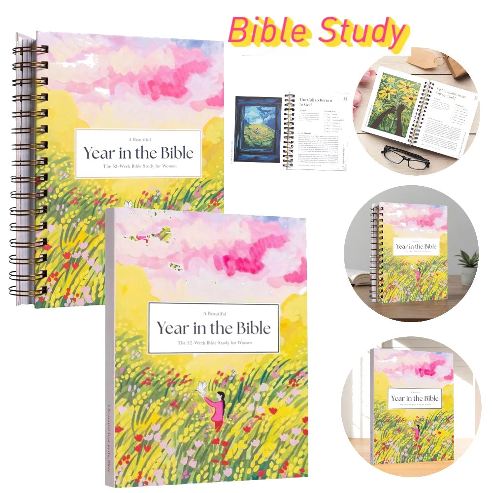 A Beautiful Year In The Bible A 52 Week Bible Study for Women Women Bible Study Guide for Spiritual Exploration Growth & Worship