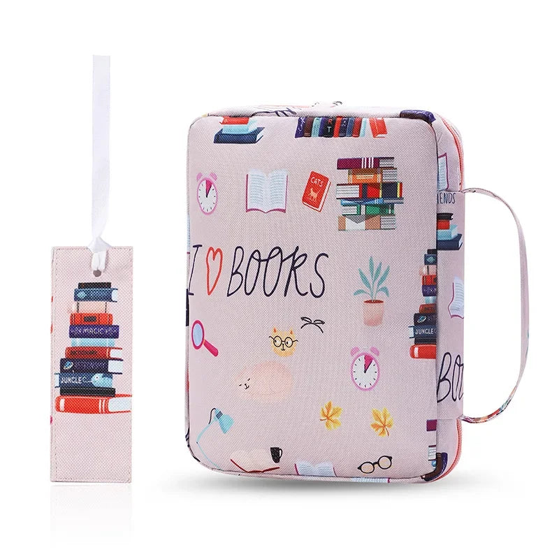 Bible Cover Case, Stylish Functional Portable Bible Carrying Case Pockets Zipper