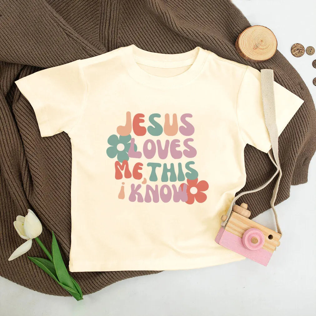 "Jesus Loves Me" Retro Baby/ Kids Shirt