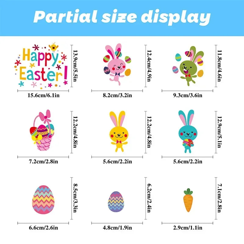 Easter Window Cling Set
