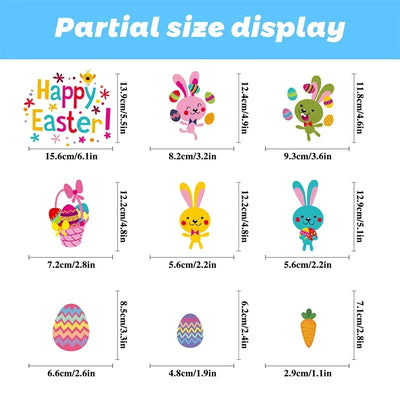 Easter Window Cling Set