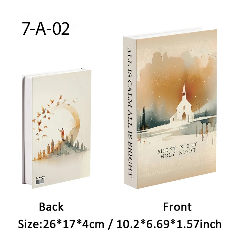 Jehovah Cross Bible Luxury Book Storage Box Home Decor Interior