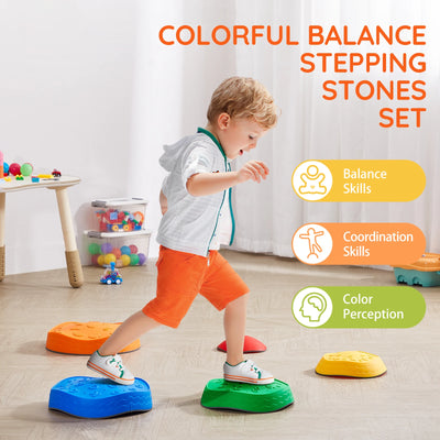 Balance Stepping Stones Montessori Children Toys Sensory Training Fast Shipping!