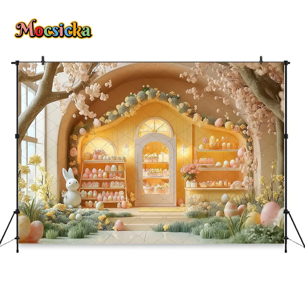 Easter Egg Shop Background