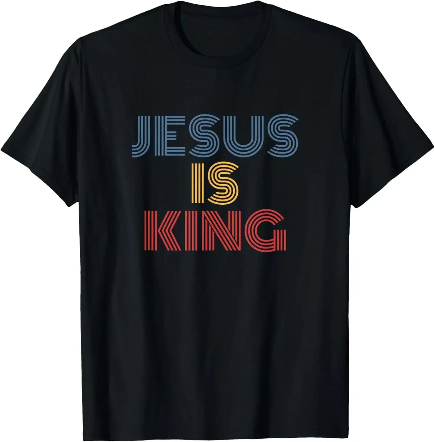 "Jesus Is King" Design T-Shirt Street