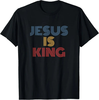 "Jesus Is King" Design T-Shirt Street