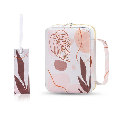 Bible Cover Case, Stylish Functional Portable Bible Carrying Case Pockets Zipper