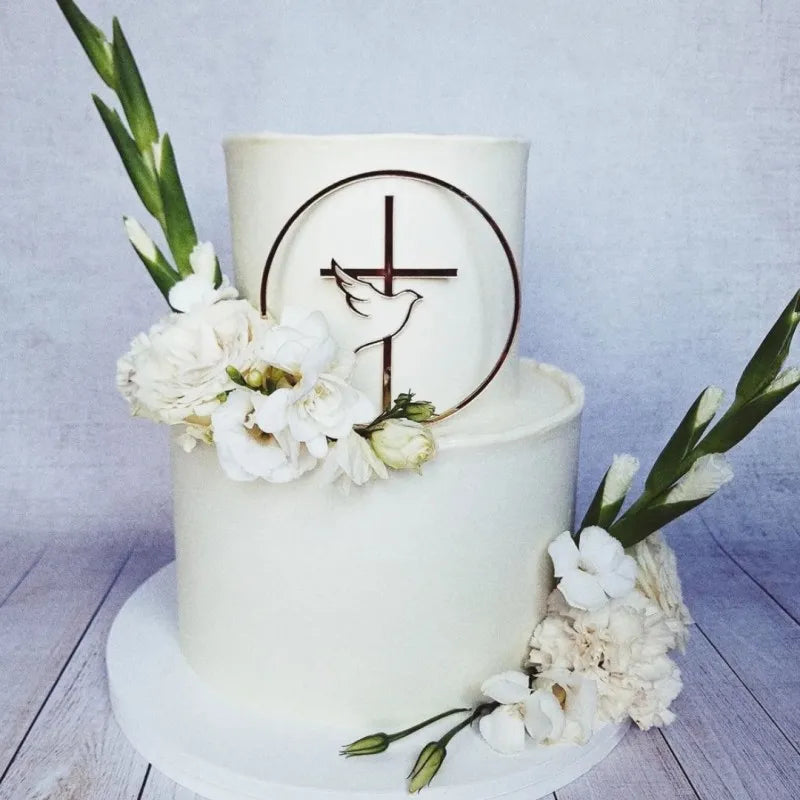 Christ Cross Cake Topper
