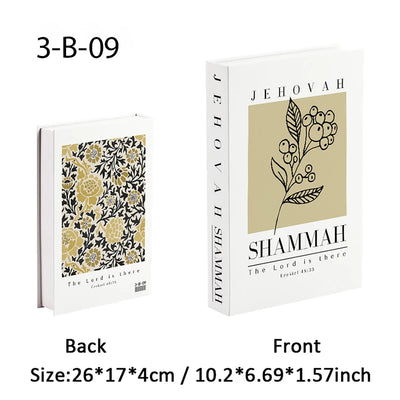 Jehovah Cross Bible Luxury Book Storage Box Home Decor Interior