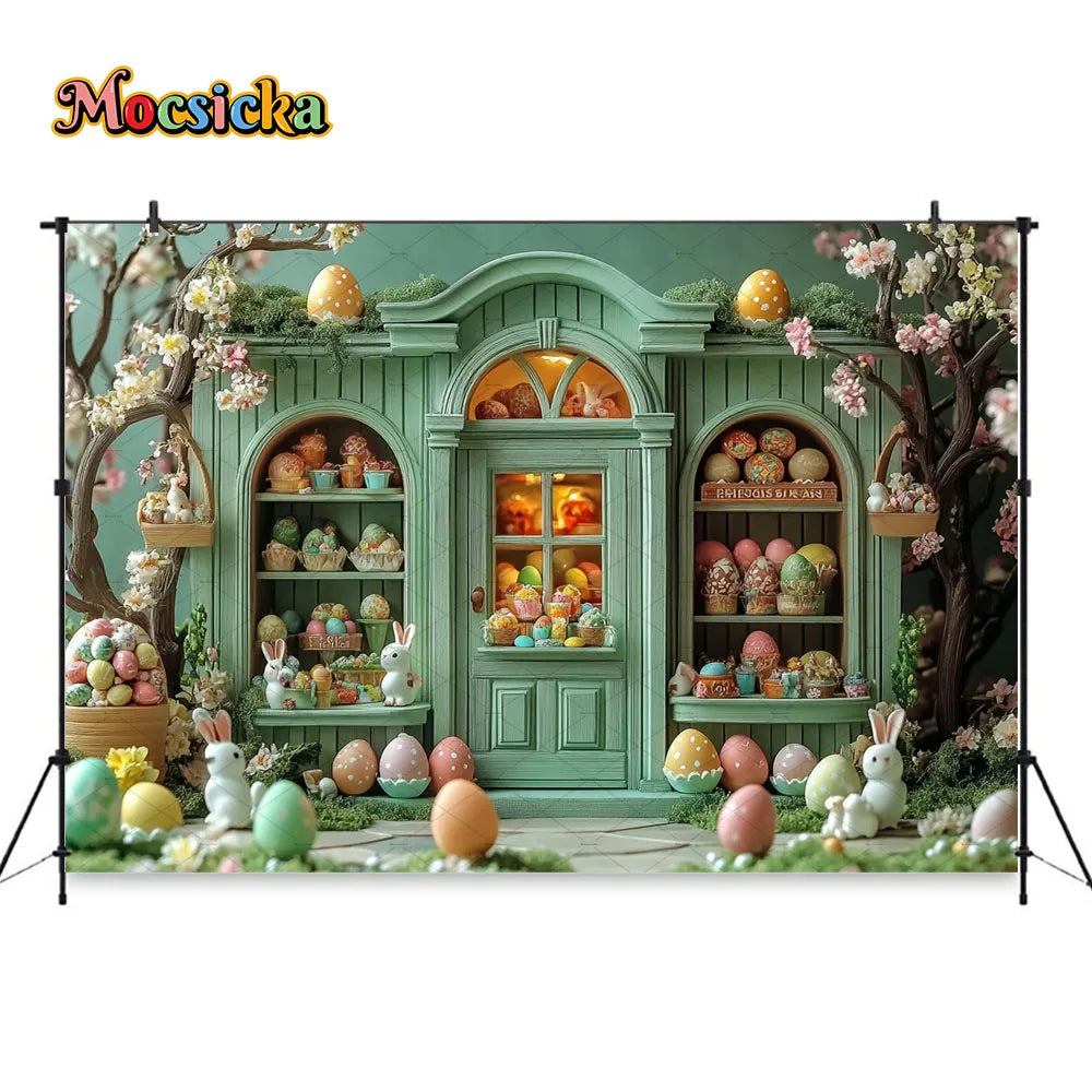 Easter Egg Shop Background