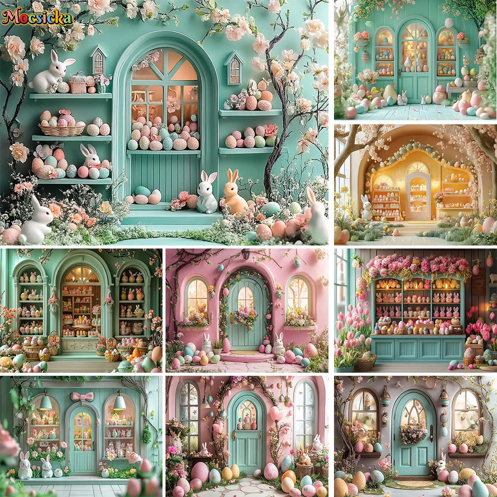 Easter Egg Shop Background
