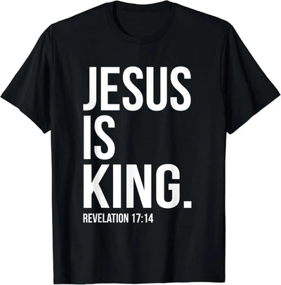 "Jesus Is King" Design T-Shirt Street