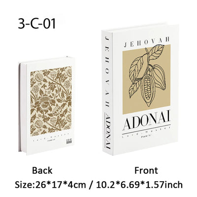 Jehovah Cross Bible Luxury Book Storage Box Home Decor Interior