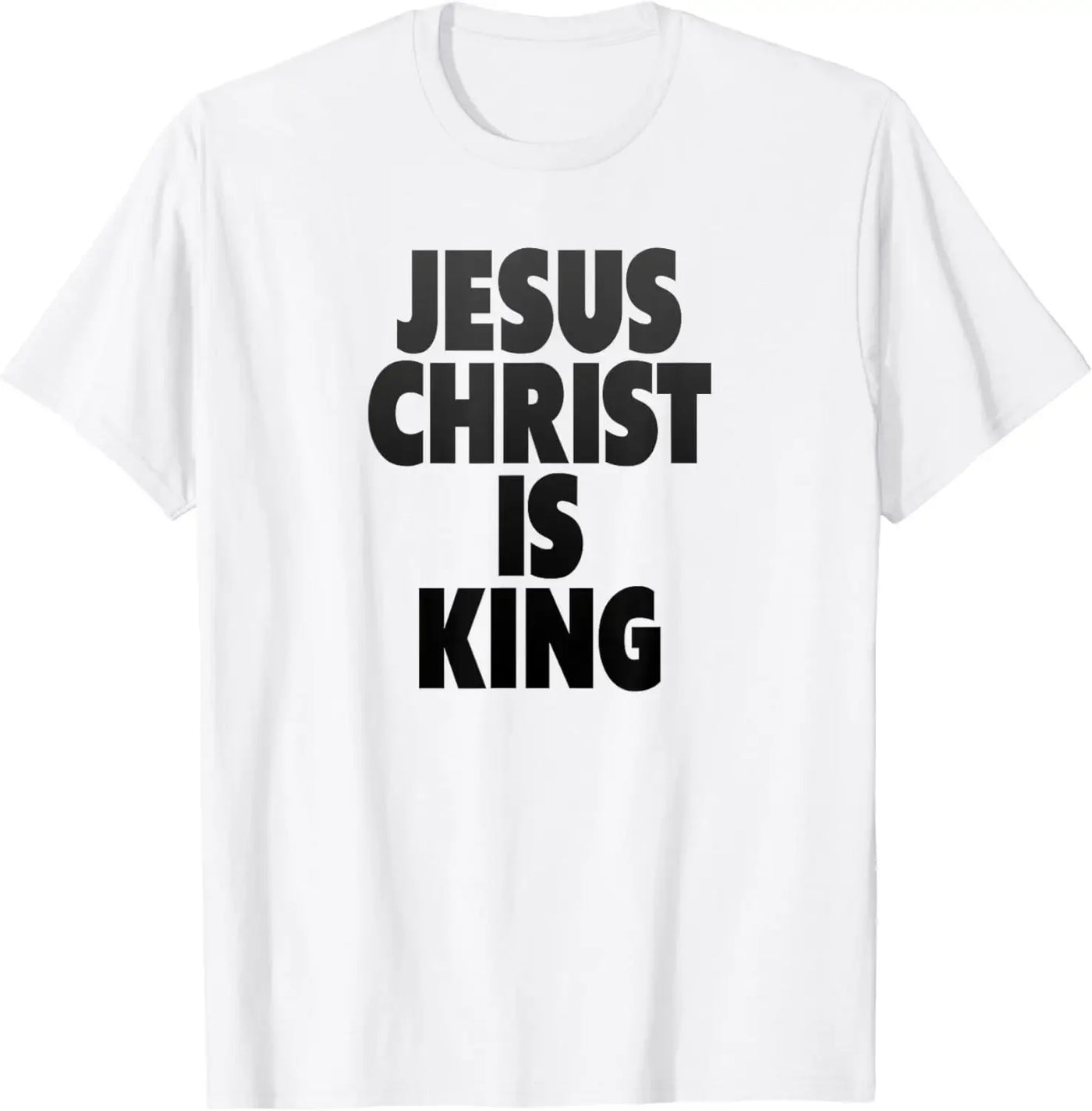 "Jesus Is King" Design T-Shirt Street