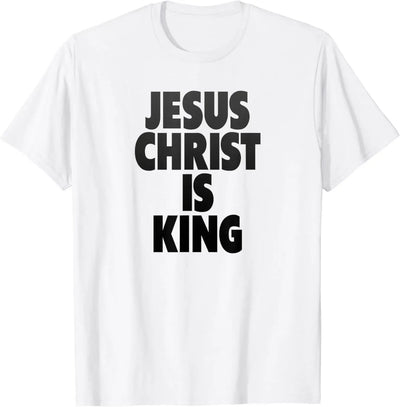 "Jesus Is King" Design T-Shirt Street
