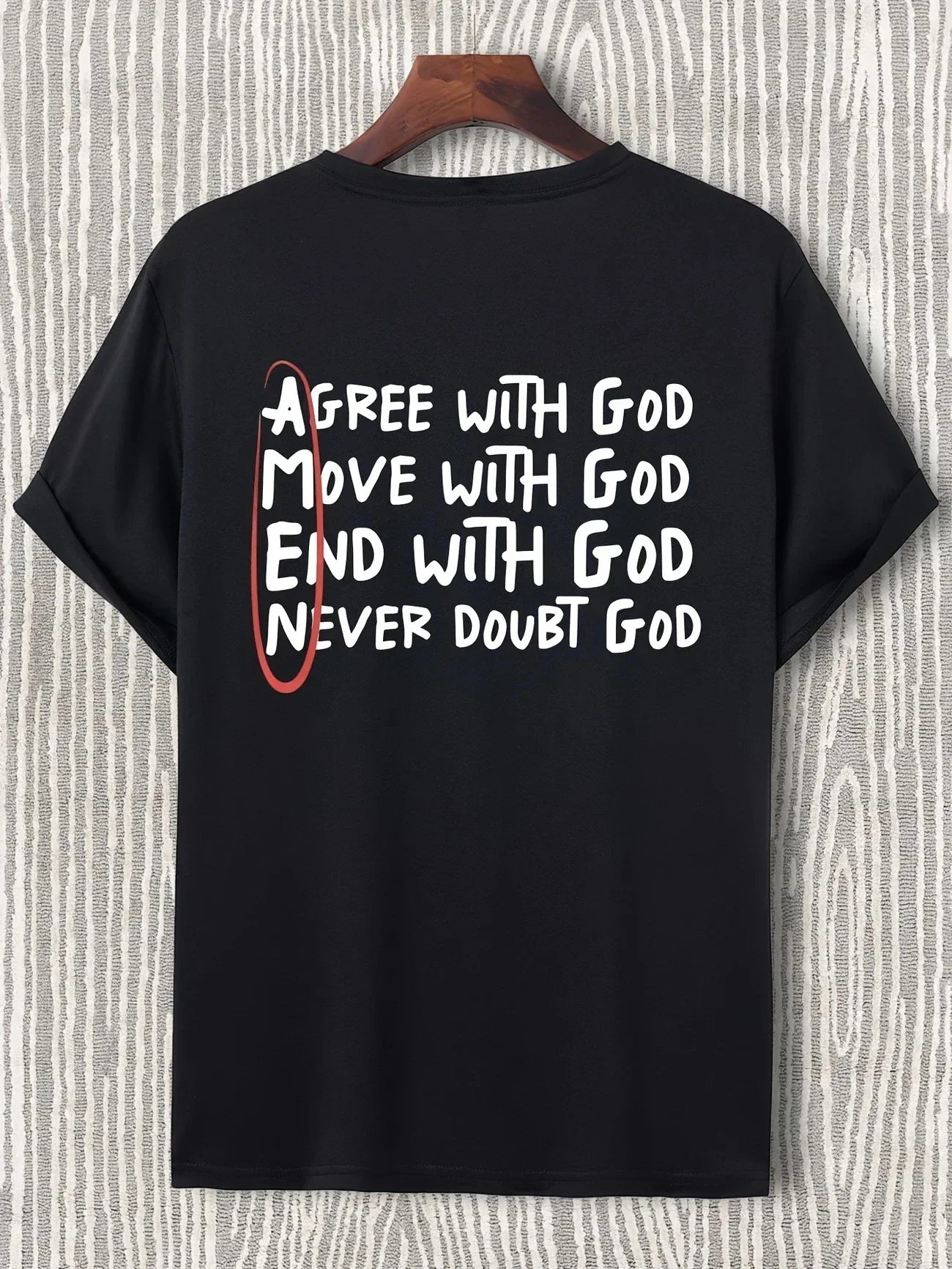 Christian God Printed T-shirts for Men High Quality 100% Cotton O-neck Short Sleeve Tops Spring Summer Daily Casual Fashion Tees