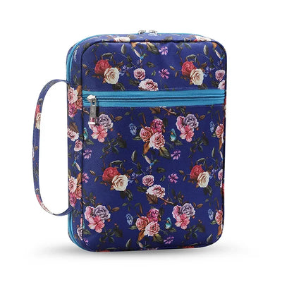 Bible Cover Case, Stylish Functional Portable Bible Carrying Case Pockets Zipper
