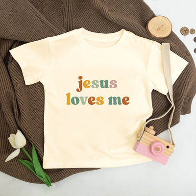 "Jesus Loves Me" Retro Baby/ Kids Shirt