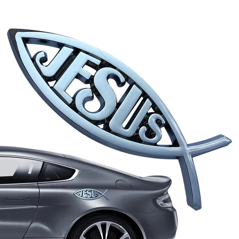 "Jesus Fish" Car Emblem