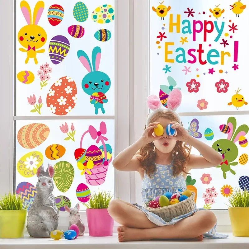 Easter Window Cling Set
