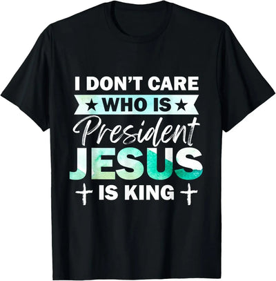 "Jesus Is King" Design T-Shirt Street