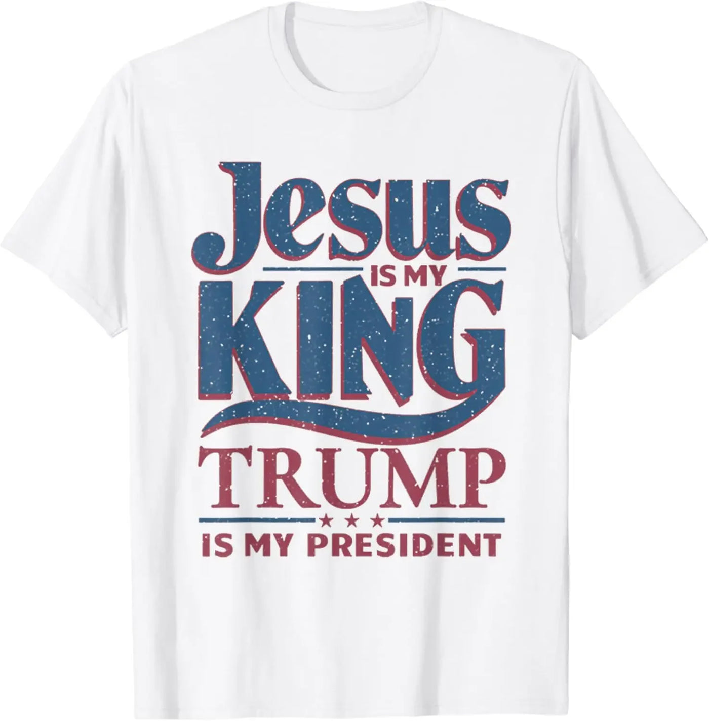 "Jesus Is King" Design T-Shirt Street
