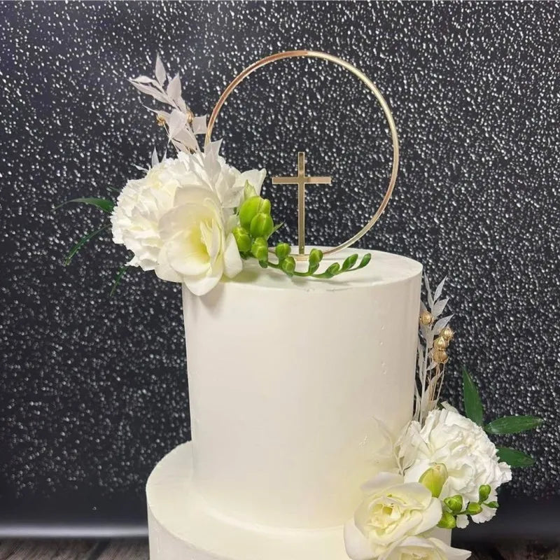 Christ Cross Cake Topper