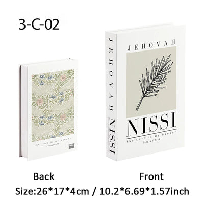 Jehovah Cross Bible Luxury Book Storage Box Home Decor Interior