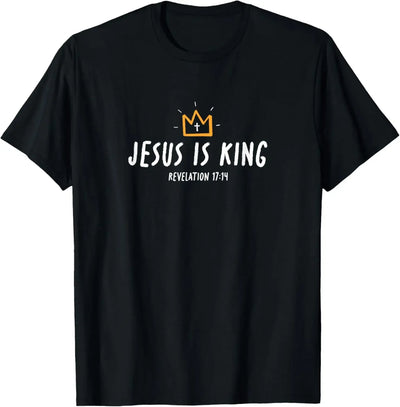 "Jesus Is King" Design T-Shirt Street