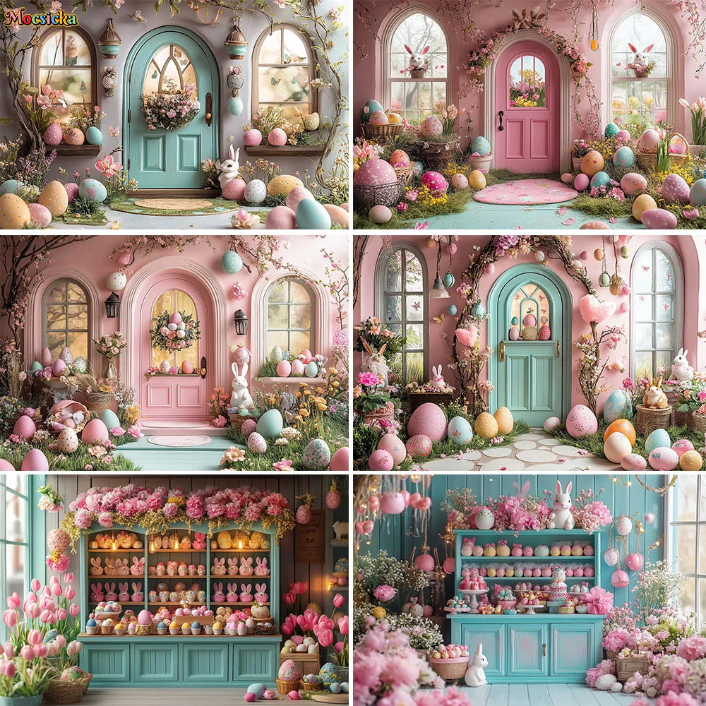 Easter Egg Shop Background