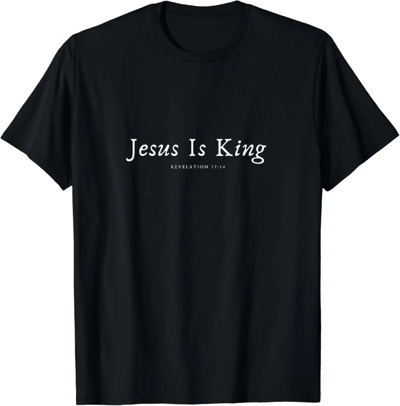 "Jesus Is King" Design T-Shirt Street