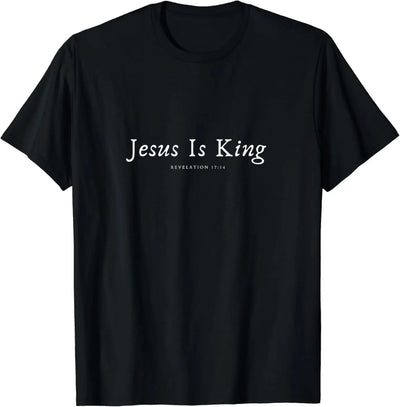 "Jesus Is King" Design T-Shirt Street