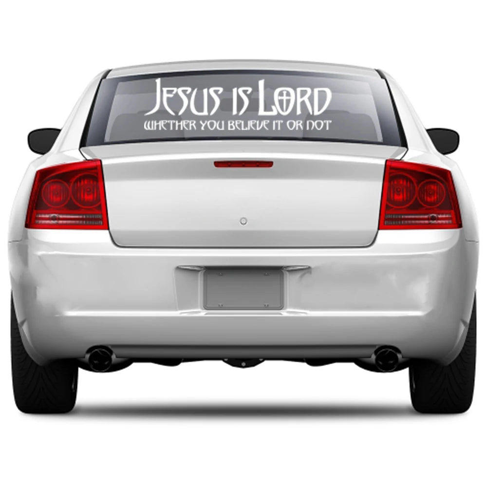 "Jesus Is Lord" Christian Car Sticker