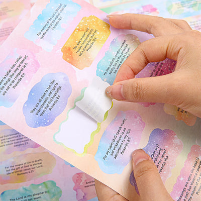 360Pcs Bible Stickers Book Christian Scripture Quotes Planner Accessories For Journaling Bible Study Inspiring Religious Decals 
