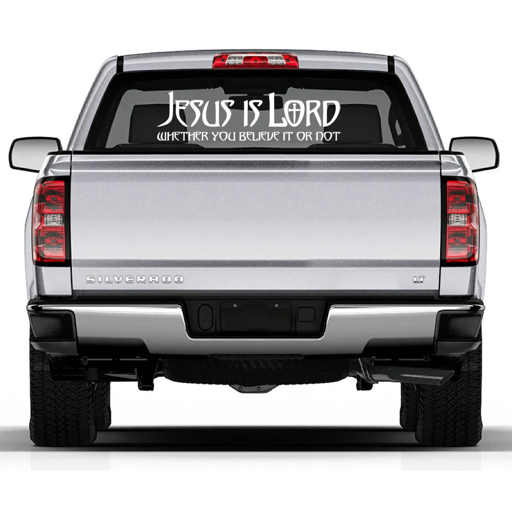 "Jesus Is Lord" Christian Car Sticker